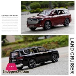 1:24 New Toyota Land Cruiser Lc300 Suv Model Diecasts Metal Casting Sound Car Model For Children'S Car Toys