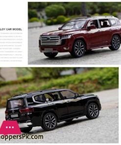 1:24 New Toyota Land Cruiser Lc300 Suv Model Diecasts Metal Casting Sound Car Model For Children'S Car Toys - Image 5