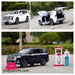 1:24 New Toyota Land Cruiser Lc300 Suv Model Diecasts Metal Casting Sound Car Model For Children'S Car Toys