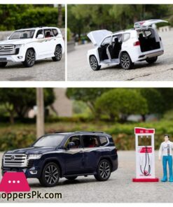 1:24 New Toyota Land Cruiser Lc300 Suv Model Diecasts Metal Casting Sound Car Model For Children'S Car Toys - Image 6
