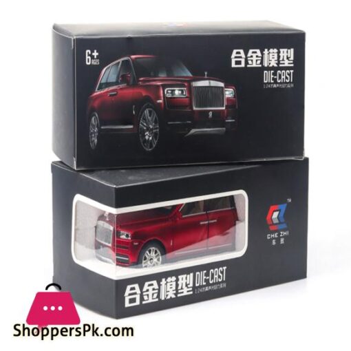 124 Rolls Royce Cullinan Alloy Car Model Metal Vehicles Diecasts Collection With Engine Sound And Light Gift For Children
