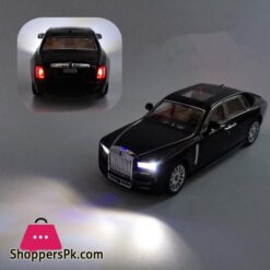 1:24 Sound And Light Pull Back Alloy Car Model Car Set Children'S Toys Rolls-Royce Phantom Ornaments Collection