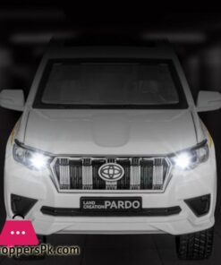 1:24 Toyota Prado Suv Alloy Car Model Diecast Metal Toy Off-Road Vehicles Car Model Simulation Sound Light Collection - Image 3
