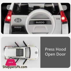 1:24 Toyota Prado Suv Alloy Car Model Diecast Metal Toy Off-Road Vehicles Car Model Simulation Sound Light Collection