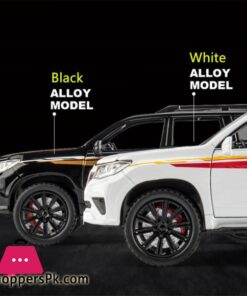 1:24 Toyota Prado Suv Alloy Car Model Diecast Metal Toy Off-Road Vehicles Car Model Simulation Sound Light Collection - Image 5