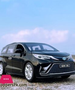 1:24 Toyotas Sienna Mpv Car Diecast Metal Vehicles Car Sound And Light Collection Simulation Toys For Children Gift - Image 3
