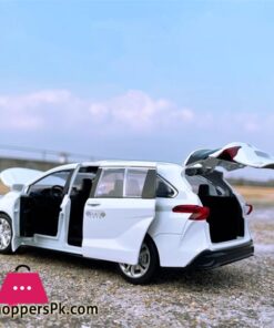 1:24 Toyotas Sienna Mpv Car Diecast Metal Vehicles Car Sound And Light Collection Simulation Toys For Children Gift - Image 6
