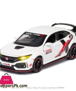 132 HONDA CIVIC TYPE R LIMITED EDITION Toy Car Metal Toy Diecasts Toy Vehicles Car Model High Simulation Car Toys For BoyDiecasts Toy Vehicles