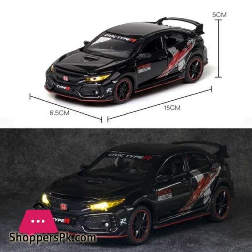 132 HONDA CIVIC TYPE R LIMITED EDITION Toy Car Metal Toy Diecasts Toy Vehicles Car Model High Simulation Car Toys For BoyDiecasts Toy Vehicles