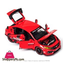 132 Honda Civic Type R Limited Edition Toy Car Metal Toy Diecasts Toy Vehicles Car Model High Simulation Car Toys For Boydiecasts Toy Vehicles