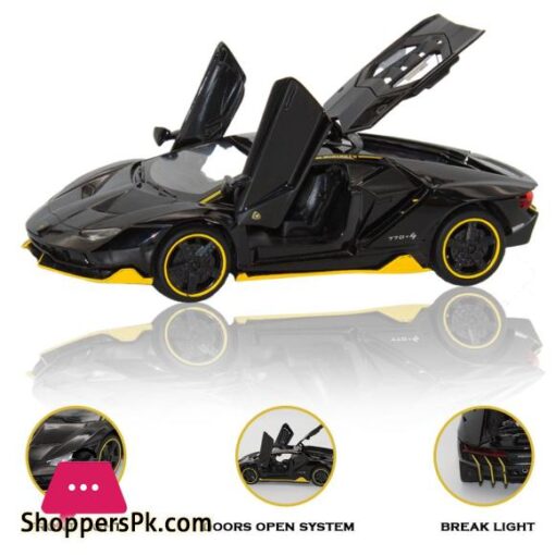 132 Lamborghini Centenario LP770 4 Diecast Car Model Kids Children Toy Metal Car Alloy Car with light and sound