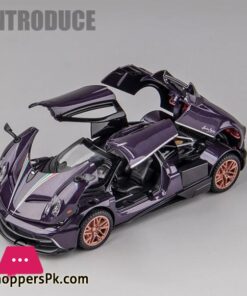 132 Pagani Huayra Dinastia Alloy Car Model Diecast Toy Vehicle sound and light Pull Back Simitation Cars Model Toys GiftDiecasts Toy Vehicles