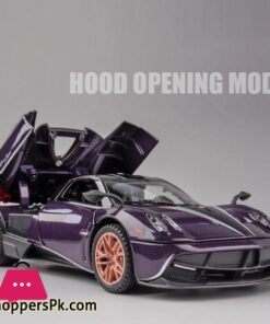 132 Pagani Huayra Dinastia Alloy Car Model Diecast Toy Vehicle Sound And Light Pull Back Simitation Cars Model Toys Giftdiecasts Toy Vehicles