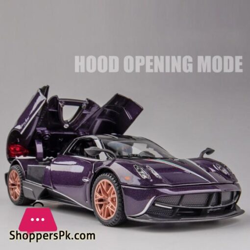 132 Pagani Huayra Dinastia Alloy Car Model Diecast Toy Vehicle sound and light Pull Back Simitation Cars Model Toys GiftDiecasts Toy Vehicles