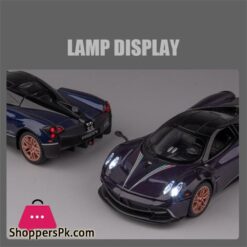 132 Pagani Huayra Dinastia Alloy Car Model Diecast Toy Vehicle Sound And Light Pull Back Simitation Cars Model Toys Giftdiecasts Toy Vehicles