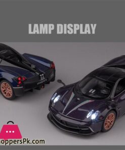 132 Pagani Huayra Dinastia Alloy Car Model Diecast Toy Vehicle Sound And Light Pull Back Simitation Cars Model Toys Giftdiecasts Toy Vehicles