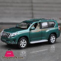 132 Scale Diecast Metal Car Model Toyota Land Cruiser Prado Suv Replica Pull Back Toy With Sound Lightdiecast Metal