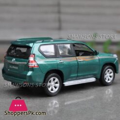132 Scale Diecast Metal Car Model Toyota Land Cruiser Prado Suv Replica Pull Back Toy With Sound Lightdiecast Metal