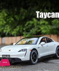 1:32 Taycan New Energy Vehicles Alloy Metal Diecast Cars Model Toy Cars With Sound And Light For Kids Children Toys