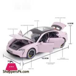 1:32 Taycan New Energy Vehicles Alloy Metal Diecast Cars Model Toy Cars With Sound And Light For Kids Children Toys