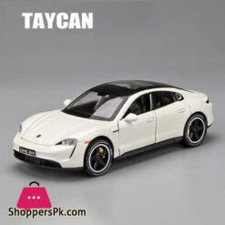 1:32 Taycan New Energy Vehicles Alloy Metal Diecast Cars Model Toy Cars With Sound And Light For Kids Children Toys