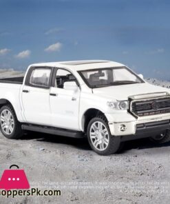 1:32 Toyota Tundra Pickup Truck, Diecast Metal Model Car Toy With Sound Light, Kids Gift Collection 21 1:32 Toyota Tundra Pickup Truck, Diecast Metal Model Car Toy With Sound Light, Kids Gift Collection - Image 2