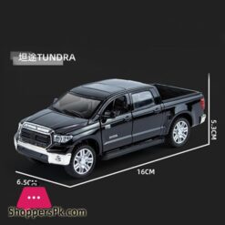 1:32 Toyota Tundra Pickup Truck, Diecast Metal Model Car Toy With Sound Light, Kids Gift Collection