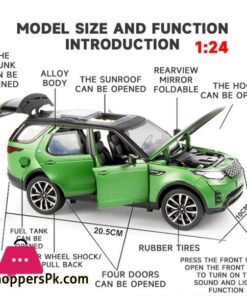 2021 Discovery 5 Diecast 1:24 Alloy Car Model Miniature Metal Vehicle Off-Road Suv For Kids - Image 2