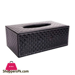 Decorative Faux Leather Tissue Box