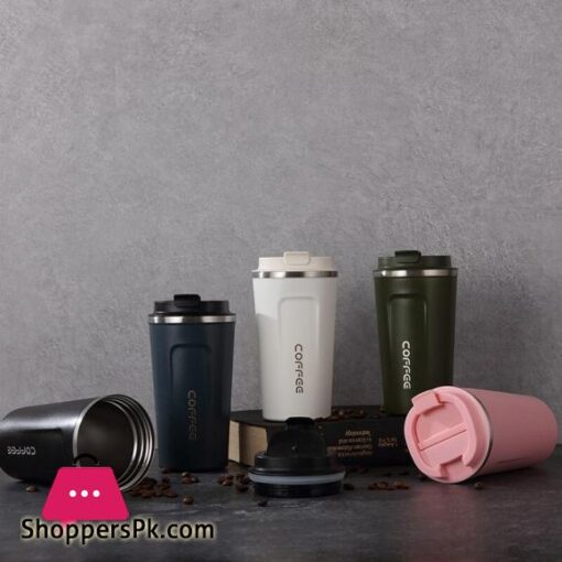 380ML Heat Preservation Coffee Mug Stainless Steel Travel Portable Mug Coffee Milk Cup Vacuum Flasks Thermo Cup