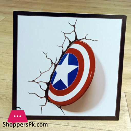 3D Marvel Hanging Picture Frame Captain America