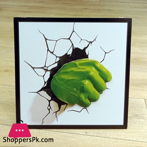 3D Marvel Hanging Picture Frame Hulk Fist
