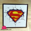 3D Marvel Hanging Picture Frame Superman