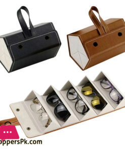Sunglasses Organizer 5 Slots Travel Glasses Case