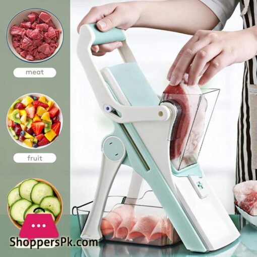 5-in-1 Multifunctional Vegetable Cutter Slicer Mandolin Manual Chopper Radish French Fries Cutting Tool Kitchen Accessories