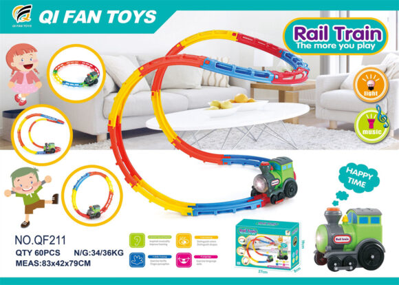 Flip Train With Light And Music Toys Kids