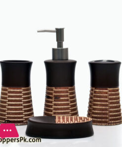 A-Y Bathroom Set Stone Set of 4Pcs