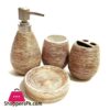 Bathroom Set Stone Set of 4Pcs