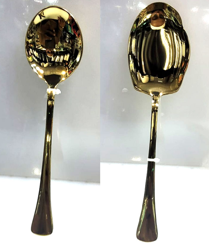 Ayd Cutlery Stainless Steel Golden Set Of 28 ( 6 Person )