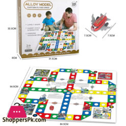 Alloy-model catroon flying chess