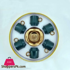Angela Kawa CupSaucer 6pcs Greengold - MG286