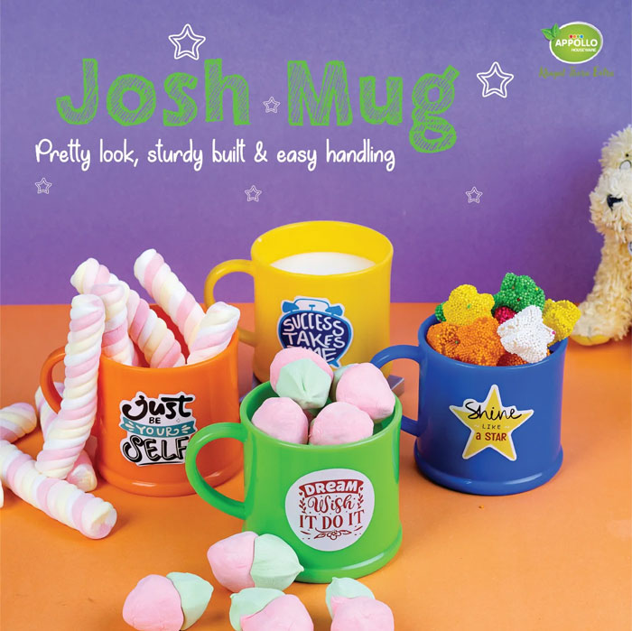 Appollo Josh Mug (Set Of 3)