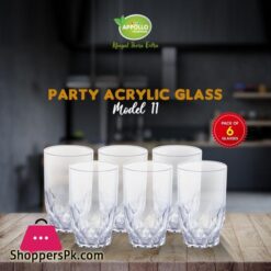 Appollo Party Acrylic Glass Model 11 Set 6 Pieces