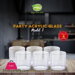 Appollo Party Acrylic Glass Model 7 Set 6 Pieces