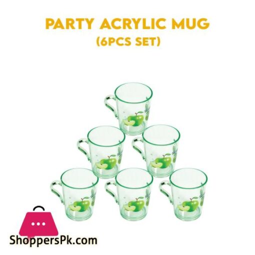 Appollo Party Acrylic Mug Set 6 Pcs