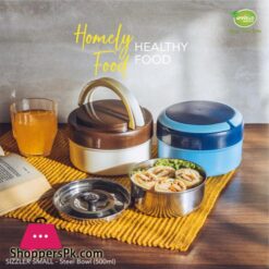 Sizzler Lunch Carrier 1 Steel Bowl Small