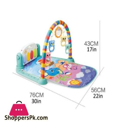 Baby Fitness Piano Rack 3 In 1 Newborn Baby Play Gym Piano Fitness Rack Mat with Music