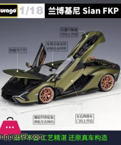 Bburago 118 Lamborghini Sian FKP 37 sports car simulation alloy car model finished product collection gift ornaments B544Diecasts Toy Vehicles