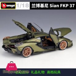 Bburago 118 Lamborghini Sian Fkp 37 Sports Car Simulation Alloy Car Model Finished Product Collection Gift Ornaments B544Diecasts Toy Vehicles