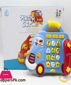 Bus Shaped Musical Telephone Toy Blue 855 5A